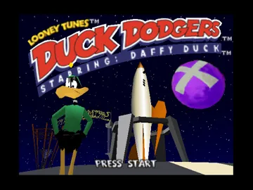 Duck Dodgers Starring Daffy Duck (USA) (En,Fr,Es) (Beta) (2000-03-07) screen shot title